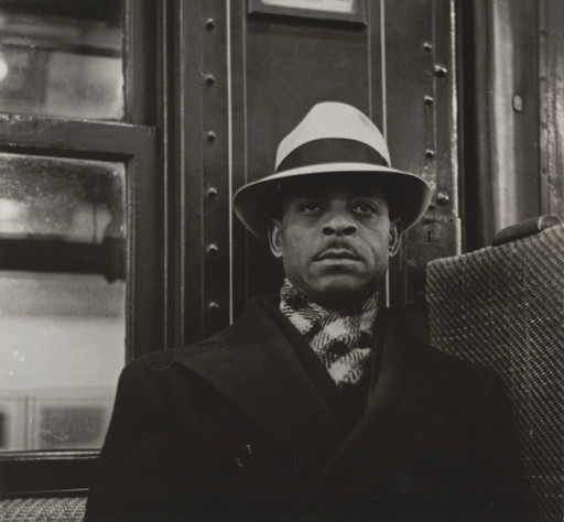Walker Evans. Subway Portrait. January 17, 1941
