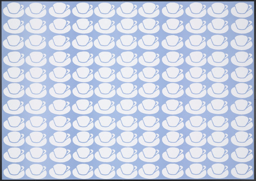 Thomas Bayrle. Cups Wallpaper. 1967