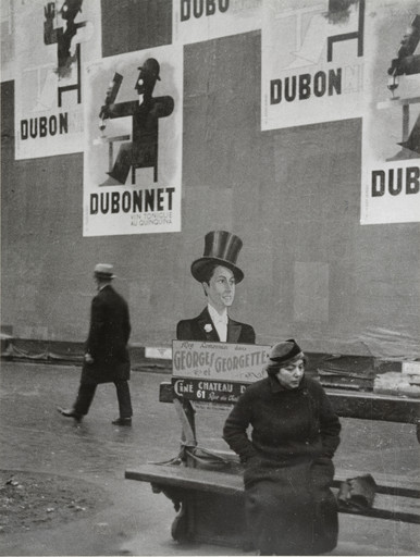 André Kertész. Dubo, Dubon, Dubonnet, Paris. 1934