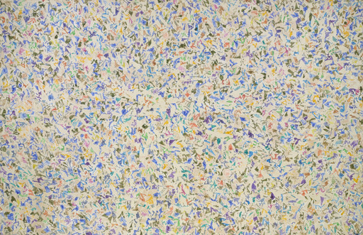 Simon Hantaï. Untitled [Suite "Blancs"]. 1973