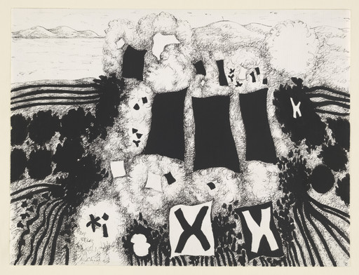 Thomas Chimes. Untitled (Study for The Inner World). 1961
