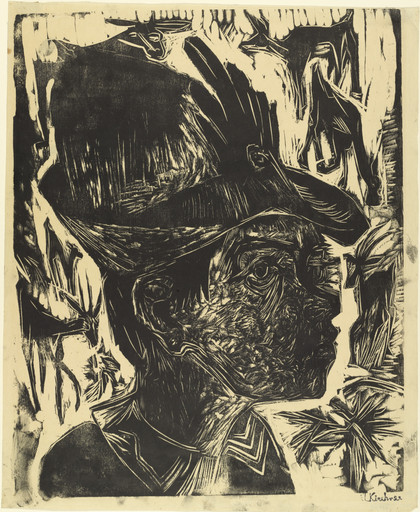 Ernst Ludwig Kirchner. Goatherd ( Ziegenhirt ). 1918