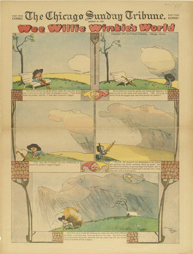 Lyonel Feininger. Wee Willie Winkie's World from The Chicago Sunday Tribune. August 26 - December 2, 1906