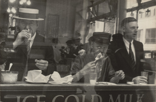 Walker Evans. City Lunch Counter, New York. 1929