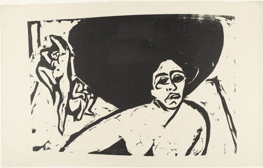 Ernst Ludwig Kirchner. Nude Dancers (Nackte Tänzerinnen). 1909