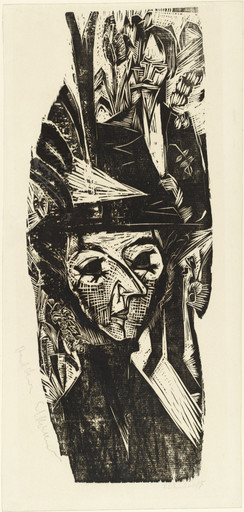 Ernst Ludwig Kirchner. Portrait of Marie-Luise Binswanger ( Portrait Frau Marie-Luise Binswanger ). 1917