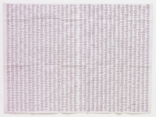 León Ferrari. Reciprocal Spectators (Espectadores recíprocos) from the series Heliographs (Heliografías). 1981, signed 2007