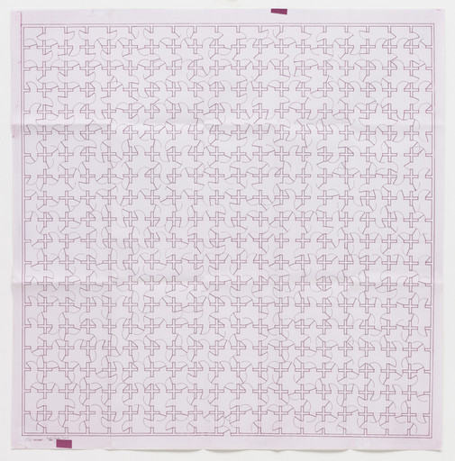 León Ferrari. Study (Estudo) from the series Heliographs (Heliografías). 1981, signed 2007