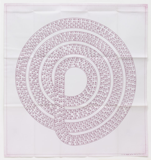 León Ferrari. Southern Highway (Autopista del sur) from the series Heliographs (Heliografías). 1982, signed 2007