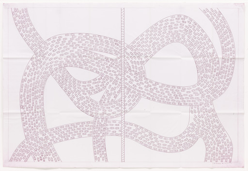 León Ferrari. Footbridge (Passarela) from the series Heliographs (Heliografías). 1981, signed 2007