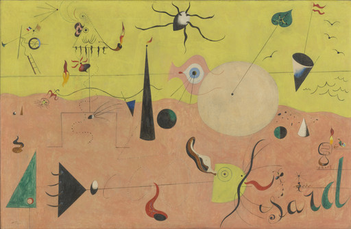 Joan Miró. The Hunter (Catalan Landscape). Montroig, July 1923-winter 1924
