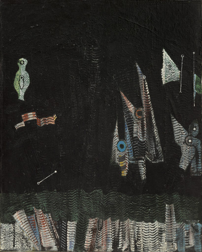 Max Ernst. Birds above the Forest (Oiseaux au-dessus de la forêt). 1929