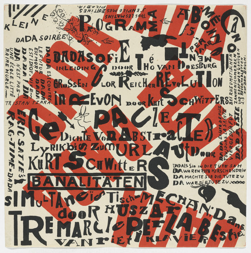 Theo van Doesburg, Kurt Schwitters. Kleine Dada Soirée. 1922