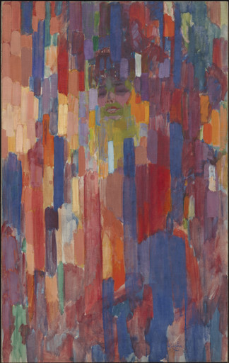 František Kupka. Mme Kupka among Verticals. 1910-11