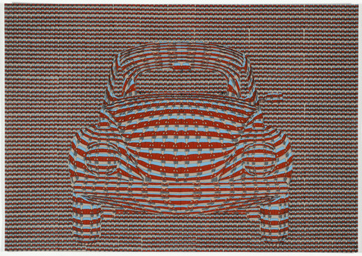 Thomas Bayrle. VW Red. 1969