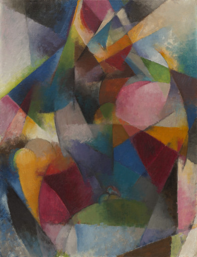 Stanton Macdonald-Wright. Synchromy in Blue. c. 1917-18