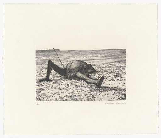 Chimei Hamada. Elegy for a New Conscript: Landscape. 1952