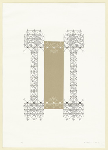 Konrad Wachsmann. Tetrahedrons and Pyramids. 1963