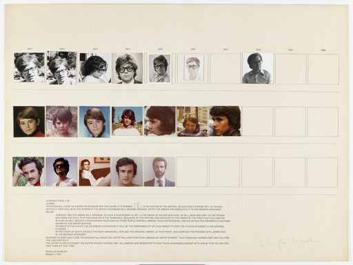 Douglas Huebler. Variable Piece #44 / Global. 1971