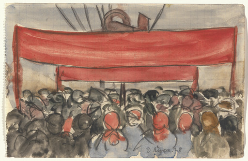 Diego Rivera. May Day, Moscow. 1928
