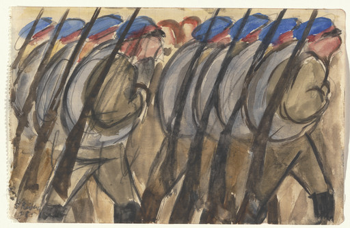 Diego Rivera. May Day, Moscow. 1928