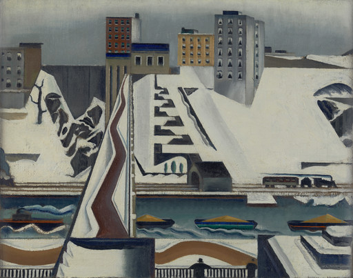 Preston Dickinson. Harlem River. before 1928