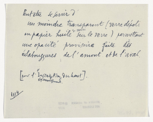 Marcel Duchamp. Untitled from The Bride Stripped Bare by Her Bachelors, Even (The Green Box) (La mariée mise à nu par ses célibataires, même [Boîte verte]). 1934