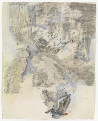Robert Rauschenberg. Canto XIII: Circle Seven, Round 2, The Violent Against Themselves from the series Thirty- Four Illustrations for Dante's Inferno. 1959-60