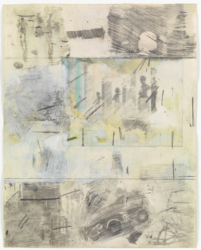 Robert Rauschenberg. Canto IV: Limbo, Circle One, The Virtuous Pagans from the series Thirty-Four Illustrations for Dante's Inferno. 1958