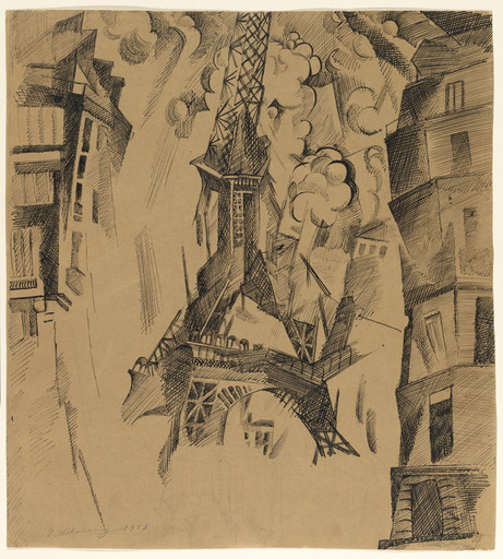 Robert Delaunay. The Tower. 1911, dated 1910