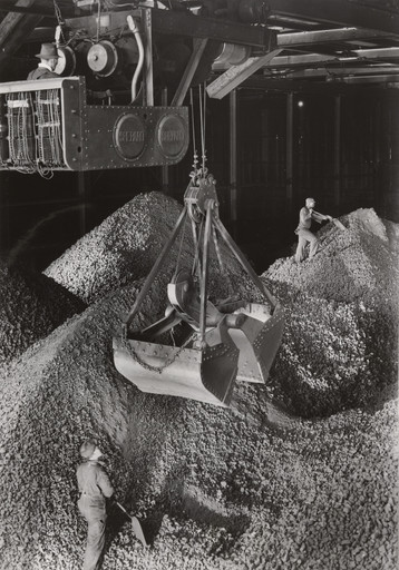 Margaret Bourke-White. Coke Pile at Aluminum Reduction Works, Aluminum Co. of America. 1934
