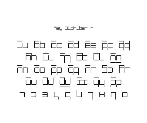 Wim Crouwel. New Alphabet. 1967