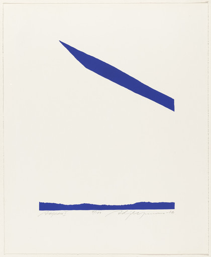 Adja Yunkers. Aegean I from Artists and Writers Protest against the War in Vietnam. 1966, published 1967