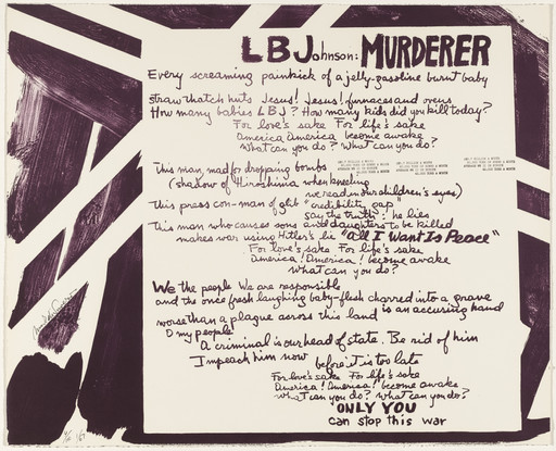 Mark di Suvero. Untitled from Artists and Writers Protest against the War in Vietnam. 1967