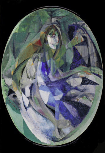 Jacques Villon. Girl at the Piano. c. 1912-14