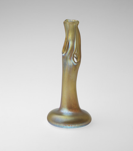 Johann Lötz Witwe with Tiffany Glass & Decorating Co., New York, NY. Bud Vase. c. 1900