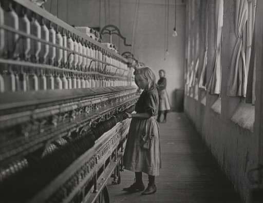 Lewis Wickes Hine. Sadie Pfeifer, a Cotton Mill Spinner, Lancaster, South Carolina. 1908