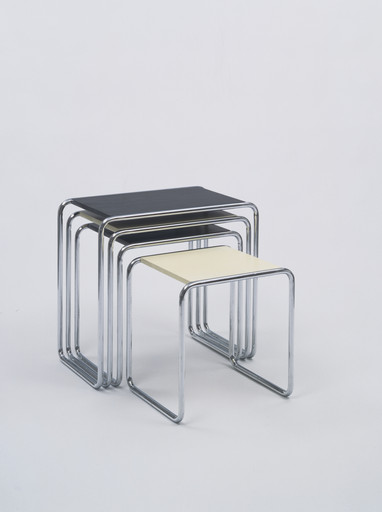 Marcel Breuer. Nesting Tables (model B9). 1925–1926