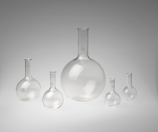 Corning Glass Works, Corning, NY. Boiling Flasks. 1920s