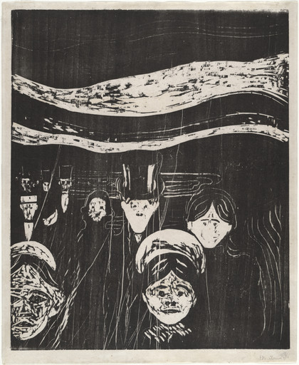 Edvard Munch. Angst. 1896