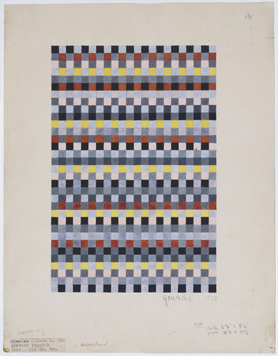 Anni Albers. Rug Design for Child's Room. 1928