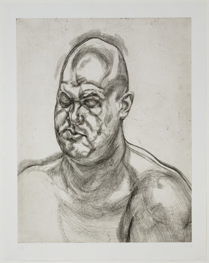 Lucian Freud. Large Head. 1993
