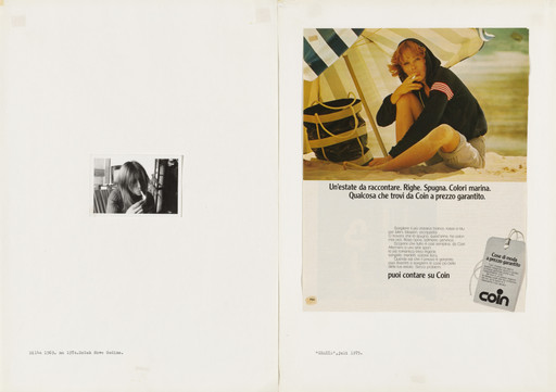 Sanja Iveković. A New Year's Eve Party, Silba 1969/1970 / "Grazia," July 1975. 1975