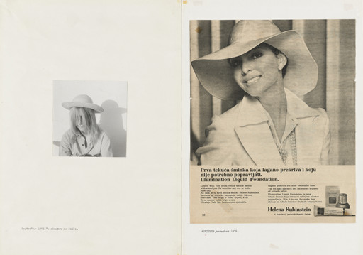 Sanja Iveković. Vacation on the Island of Silba, September 1969 / "Svijet," November 1976. 1976