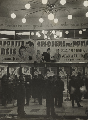 Horacio Coppola. Night Scene. Movie Theater. 1936