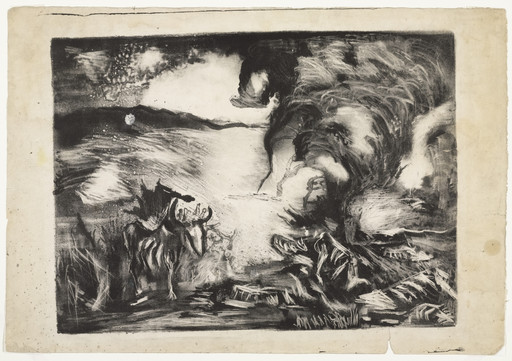 Jackson Pollock. Landscape with Steer. c. 1936–37