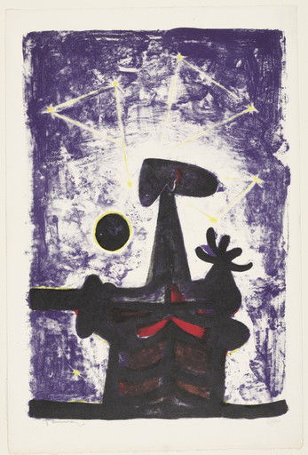 Rufino Tamayo. Man, Moon and Stars. 1950