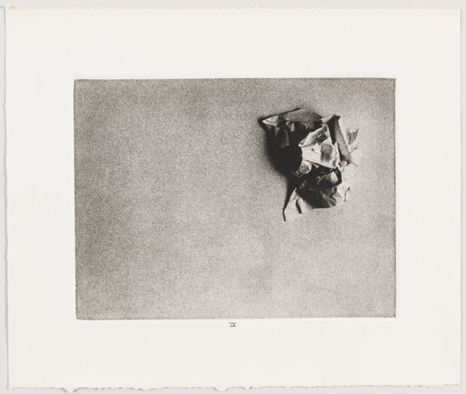 Liliana Porter. Plate IX from Wrinkle. 1968