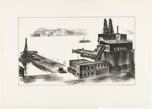 Louis Lozowick. Coal Pockets #1. 1929
