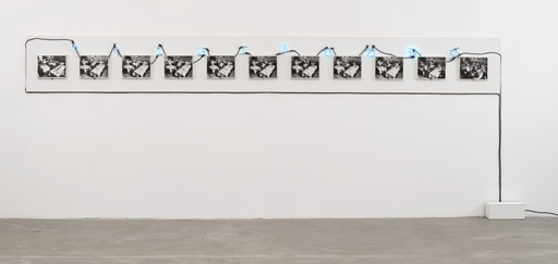 Mario Merz. Untitled (A Real Sum Is a Sum of People). 1972